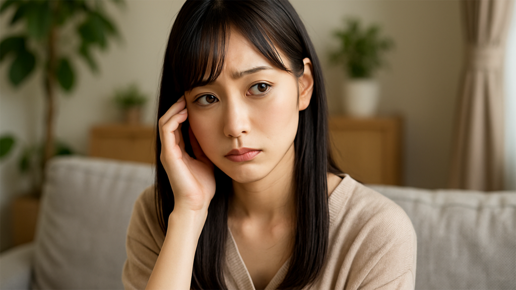 困っている女性