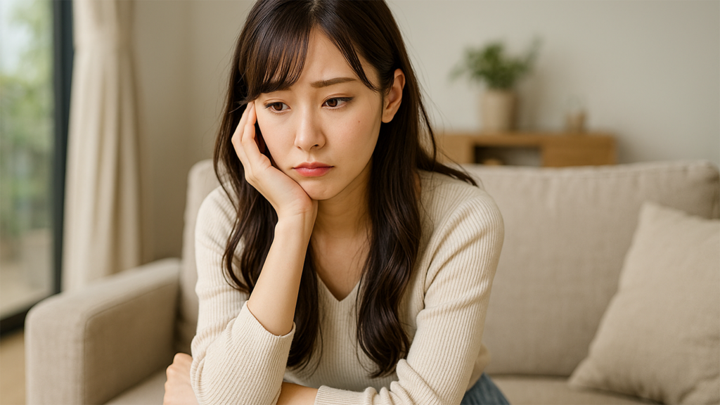 悩んでいる女性
