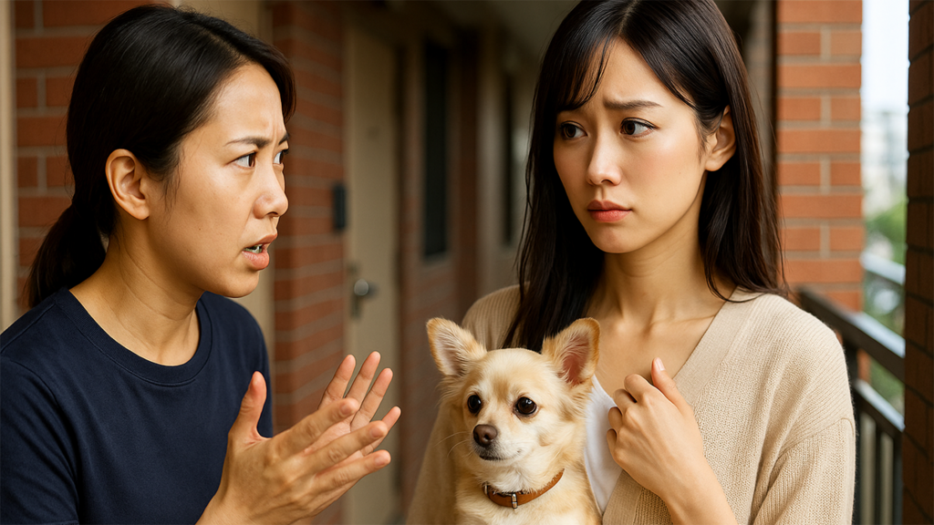 苦情を言われている飼い主