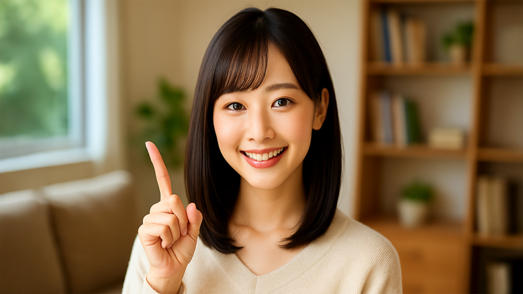 効果的な解決法に気づいた女性