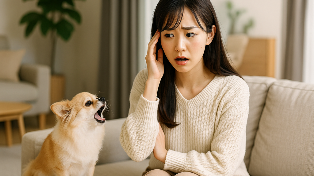 小型犬が吠えて困っている飼い主