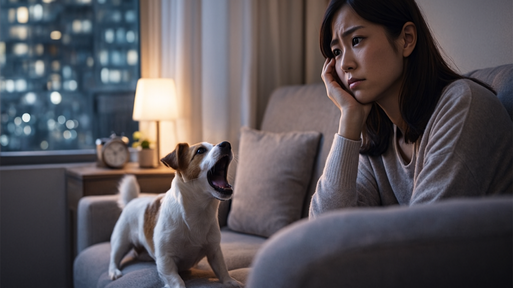 夜中に犬がうるさいと通報される前にできること
