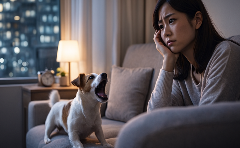 夜中に犬がうるさいと通報される前にできること